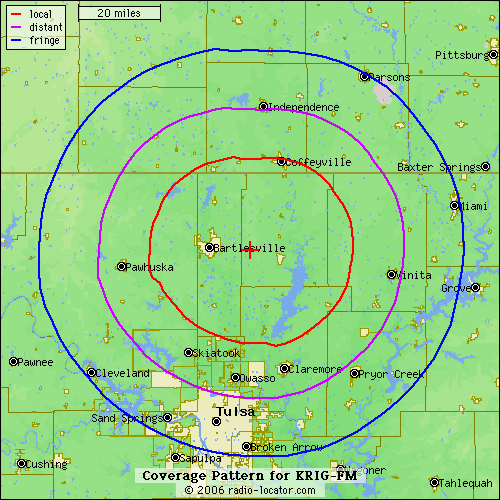 KRIG coverage map KRIG coverage map